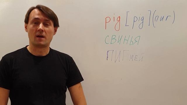 КАК ЗАПОМНИТЬ слово PIG? Английский для НАЧИНАЮЩИХ С НУЛЯ