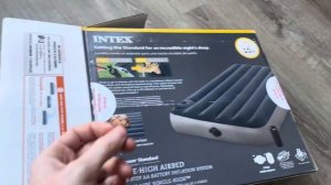 Intex 64781E Dura Beam Standard Single High Air Mattress  Fiber Tech Review