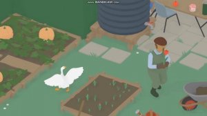 ОСТОРОЖНО ГУСЬ ВРЕДИТЕЛЬ против САДОВНИКА | Прохождение Untitled Goose Game #1