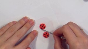 СЕРЬГИ ЛЕДИ БАГ ♥ ПОЛИМЕРНАЯ ГЛИНА ♥ МАСТЕР КЛАСС АННА ОСЬКИНА