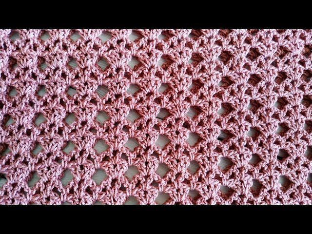 АЖУРНЫЙ УЗОР КРЮЧКОМ ДЛЯ ТУНИКИ, ТОПА,КАРДИГАНА ДЛЯ НАЧИНАЮЩИХ. МАСТЕР КЛАСС КРЮЧКОМ.