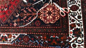 Реставрация шерстяного ковра