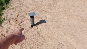 Подготовка свайного поля перед началом строительства