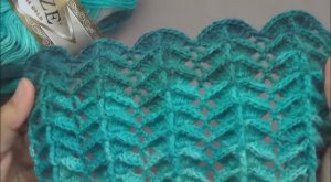 Схема узора крючком №1