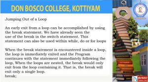 CP1344: PROGRAMMING IN JAVA - LECTURE -30- THE NESTED FOR STATEMENT - BCA- S3.