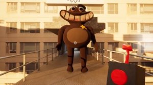 Sheriff Toadster Saves Jumbo Josh from Drowning in Garten 2