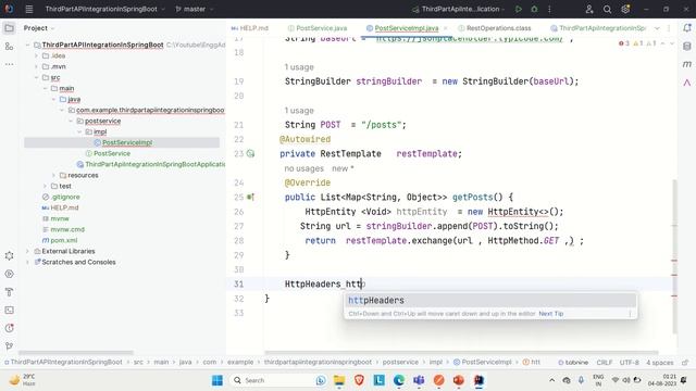 How to Integrate | Consume Third Party API in Spring Boot Application| GET|POST|PUT|DELETE |EnggAdd