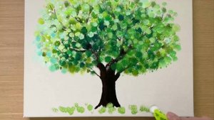 Рисуем красиво акрилом.