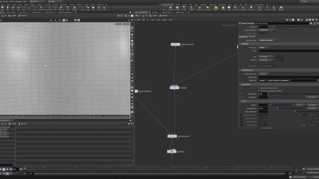 TUTORIAL HOUDINI | Slime and Drool | Vellum Constraints