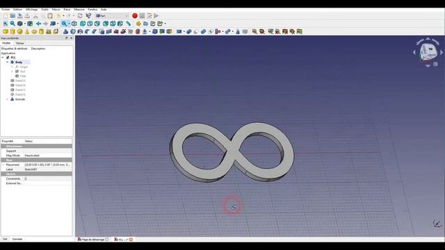 Création porte-clé logo avec Freecad смотреть онлайн