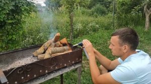 Сочная свиная корейка на мангале с вкусным соусом
