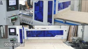 Обрабатывающий центр для нестинга  KDT KN-3710D. Обработка в реальном времени.