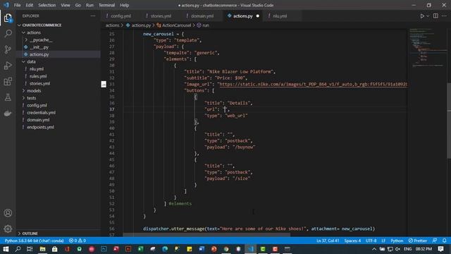 Create Carsousel in RASA Chatbot [Rasa Master] смотреть онлайн