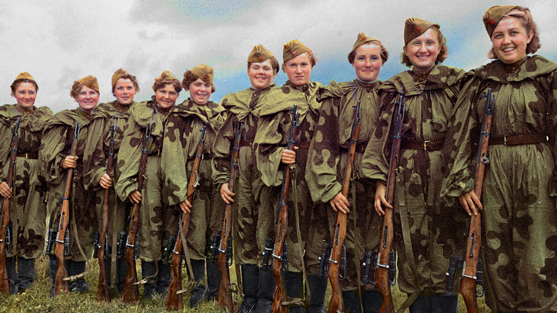 Женщины Снайперы ВОВ