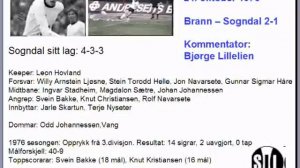 Brann - Sogndal Cupfinalen 1976