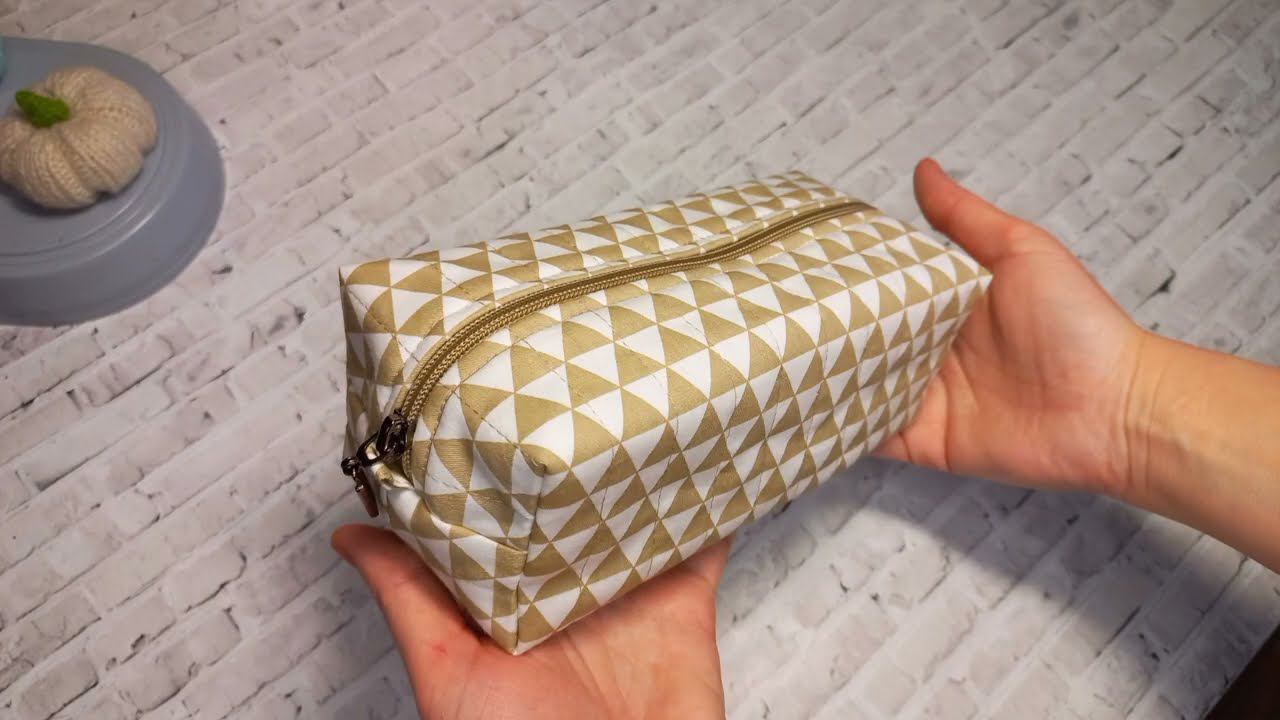 DIY/ШЬЮ КОСМЕТИЧКУ #sew#ручнаяработа#шьюсама