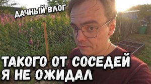 Дачный влог. Такого от соседей я не ожидал. Продолжаем благоустройство участка на даче