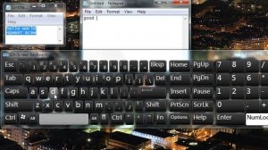 Virtual On-screen Keyboard in Windows 7 and Language Bar