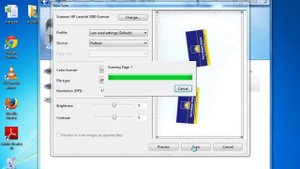 How to use Scanner Hp Laserjet 3390 / 3392 PCL5 in windows 7