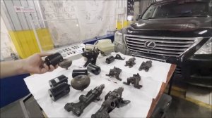 Ремонт гидроподвески Lexus LX570 (Часть 1)