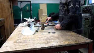 Сборка мотовесла с длинным валом