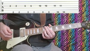 How to Play - "CASH MACHINE" w. tabs - OLIVER TREE guitar lesson
