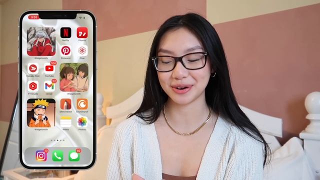 WHATS ON MY IPHONE 13 | aesthetic set up/widgets + useful apps for students ?