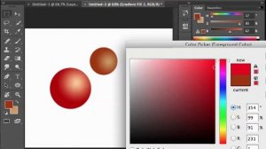 Photoshop CC / Circle to Sphere - Radial and Linear Gradient Layer