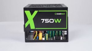GameMax GX-750 90+ Gold ATX Power supply, One of the innovative Gold design,fully modular!