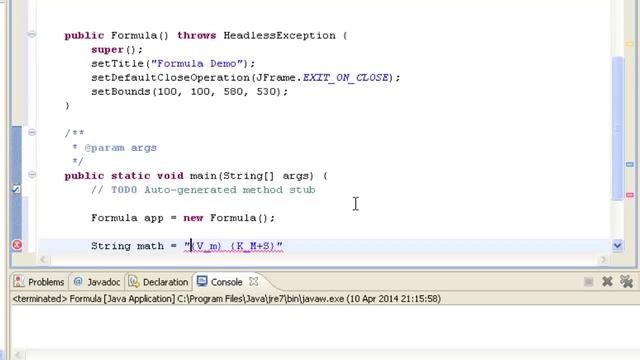 Math Formula in Java смотреть онлайн
