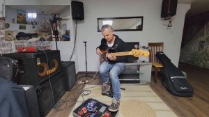 The shadow of your smile bass guitar cover. # #chords#melody#freestyle