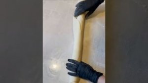 Узбекская слоеная самса.