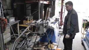 Гибка труб на 180 градусов на полуавтоматическом трубогибе с ЧПУ MASTER