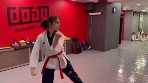 Пумсэ на красный пояс (ТХЭКВОНДО ВТФ) #пхумсэ #taekwondo