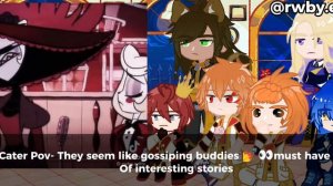 Twisted Wonderland react to a Ramshackle student as Alastor || Short || Part 0.5 ||