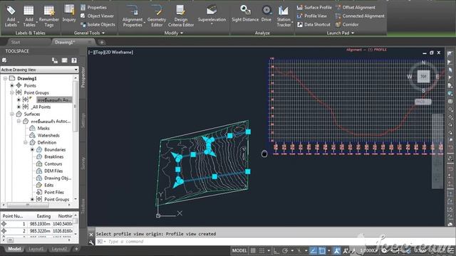 การทํา profile cross section autocad civil 3d 2019 смотреть онлайн