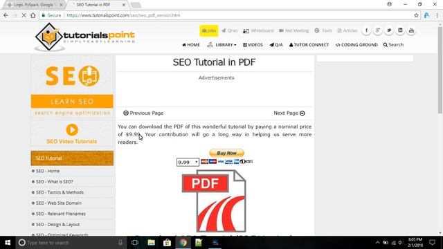 How To Download PDF Tutorials For Free From tutorialspoint.com