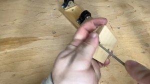 Заточка стамески по простому/ Каретка для заточки/ DIY
