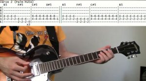 Blink 182 What's My Age Again Guitar Chords Lesson & Tab Tutorial
