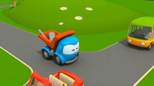 ПДД для детей - Чудо Машинки и авария на дороге! Мультики про машинки для малышей Веселая Школа