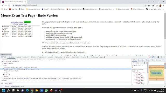 Click and doubleclick in selenium || Java - Automation || Testing || Hindi - tutorial