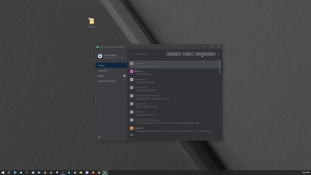 how to create a flutter project in android studio | flutter tutorial 2023