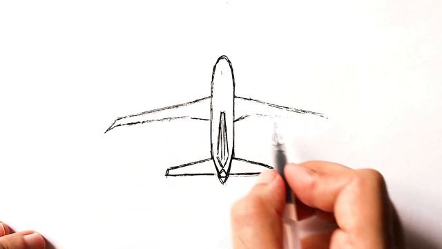 How to draw a Airplane easy смотреть онлайн