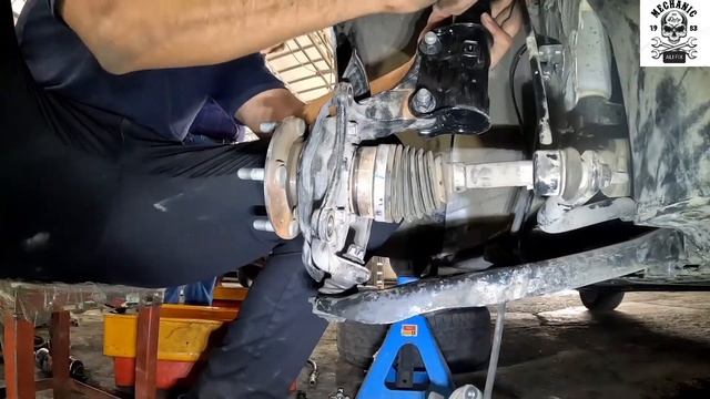 hyundai elantra - replacing steering knuckle #elantra смотреть онлайн