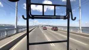 ⚪️ПОЕЗДКА ИЗ САРАТОВА В ЭНГЕЛЬС НА ТРОЛЛЕЙБУСЕ ТРОЛЗА ОПТИМА №1329, МАРШРУТ №109