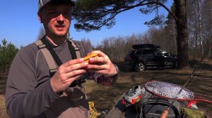 В поисках голавля в апреле.