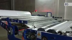 Станок для производства воздушно-пузырчатой пленки с автоматическим намотчиком