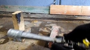 ГОРЕЛКА ИЗ КУСКА ТРУБЫ! Испытания горелки. Do it yourself! Homemade gas burner for the forge!