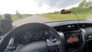 Разгон 0-100 Toyota fortuner 2.8d rwd chip