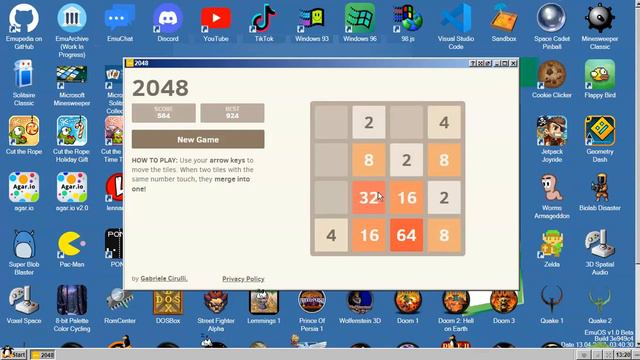 смотрим сайт Emuos